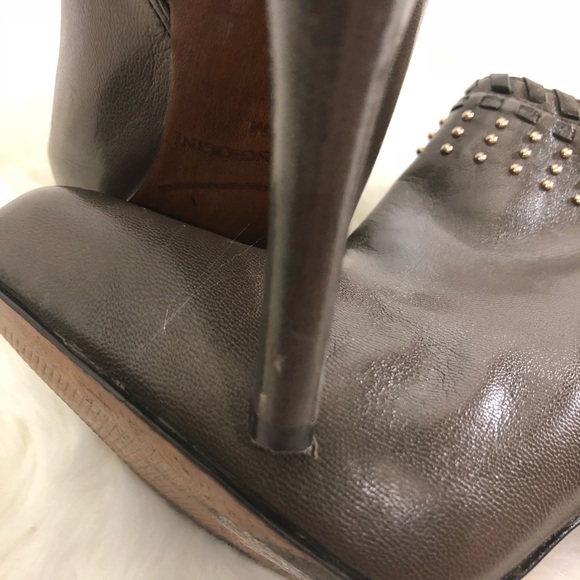 Enzo Angiolini Taupe Ankle Boot - Picture 6 of 7